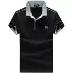 2019U new hugo boss hommess polo tee shirt cotton discount 1950 noir